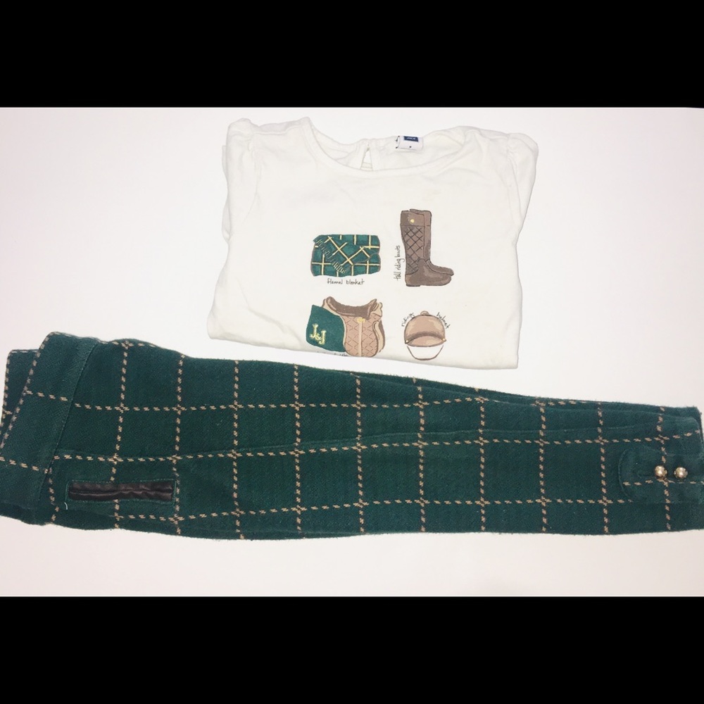 Janie and Jack ‘Countryside Ride’ Outfit Sz 3